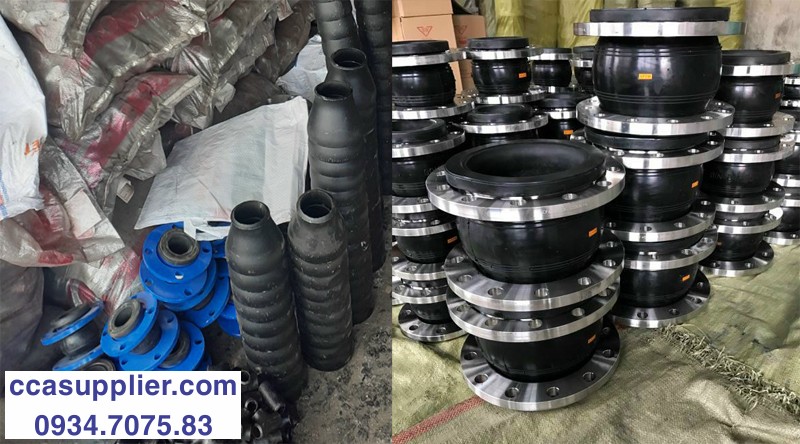 noi mem cao su mat bich chuan din 4inch pn16